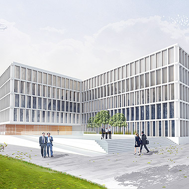 Neubau Bundespolizeipräsidium in Potsdam . Wärmeschutz, Gebäudesimulation, Nachhaltigkeitsanalysen